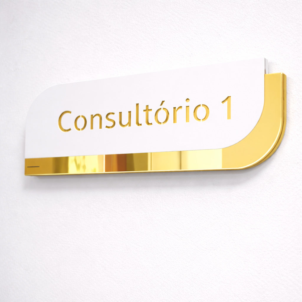 Placas sinalização internas